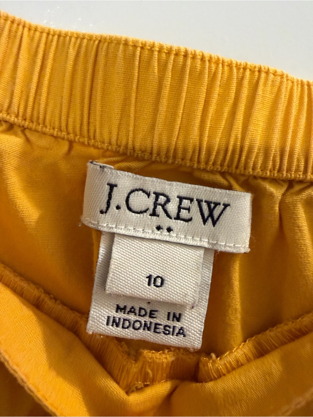 J. Crew Mustard Square-Neck Pom Pom Flutter Tank - Picture 4 of 5